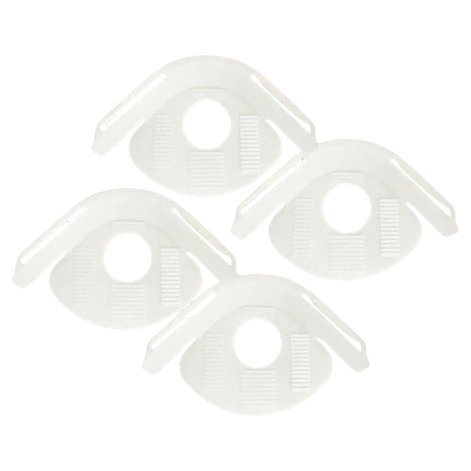 Pack Of 4 Bed Sheet Fixing Clips Fixers  Invisible and Easy Installation For Slip Resistant And Organized Bed Clips  white small size