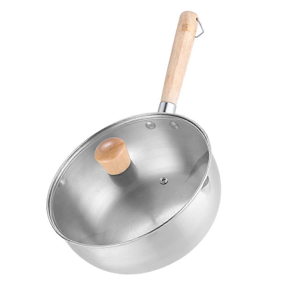 1 قطعة وعاء حليب من الفولاذ المقاوم للصدأ ، طباخ بيض ، دفء قهوة ، حلوى ، بوترات ، وعاء صهر الحلوى ، وعاء المطبخ