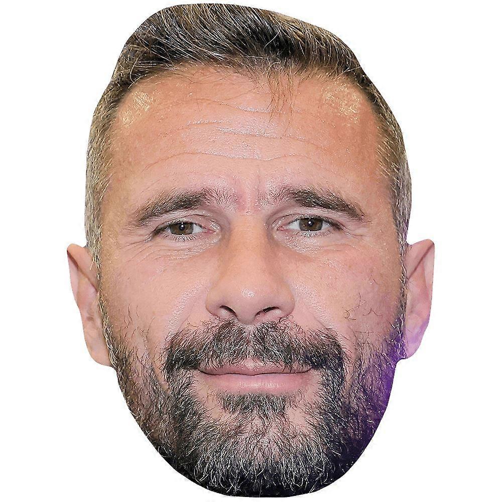 Manuel Jeannin (Beard) Celebrity Mask, Flat Card Face