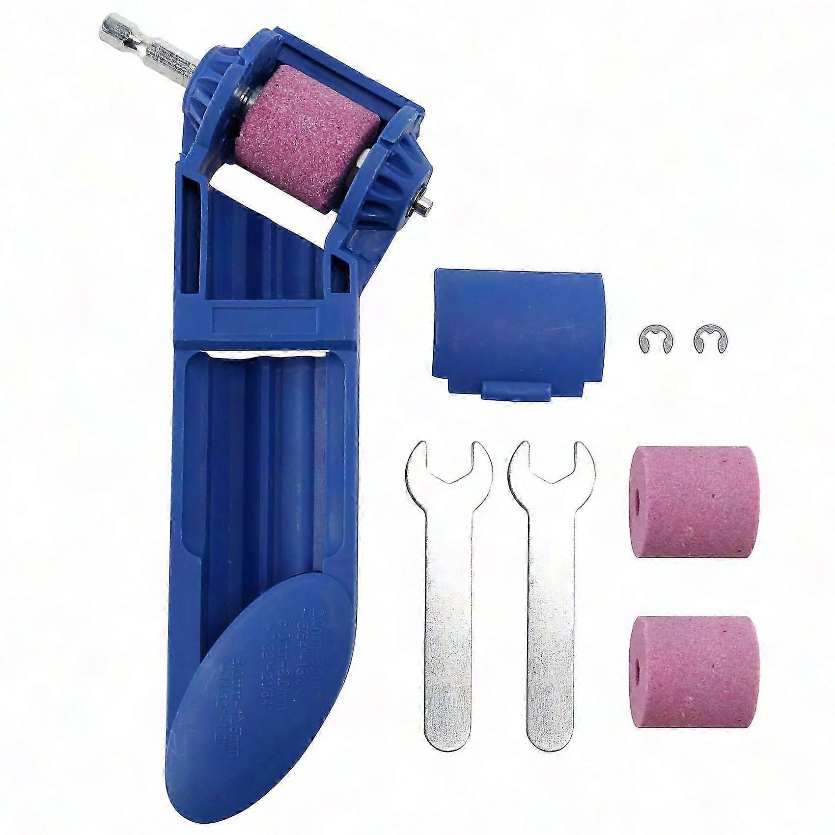 2-12.5mm Drill Bit Sharpener Corundum Grinding Wheel Portable Power Tool for Drill Polishing