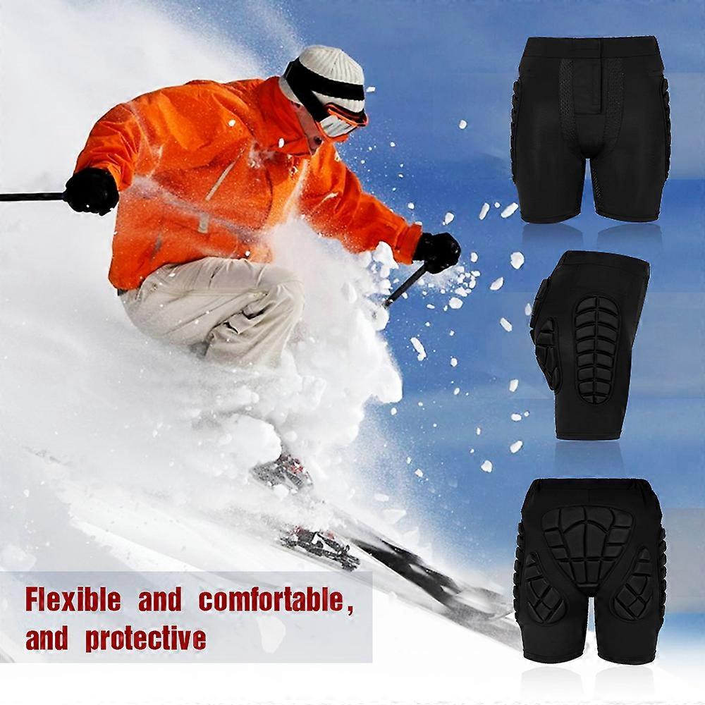 Protective Padded Shorts Hip Butt Pad Impact Resistance Breathable Sportswear for Skiing Snowboarding Skating