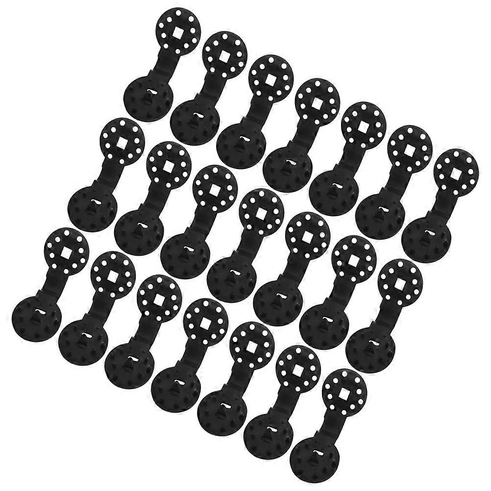 Sunshade Fastener Shade Cloth Clips Shade Black Plastic for Netting Fixing 60Pcs