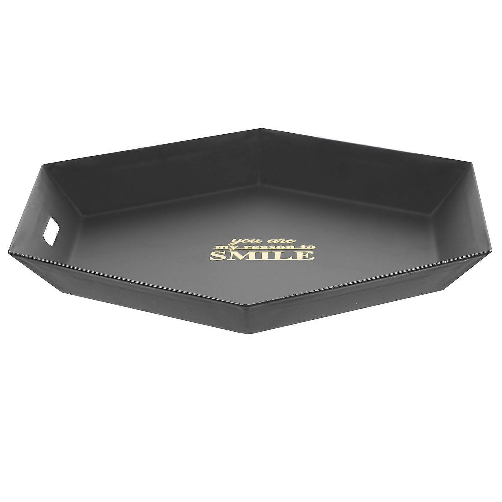 Tray Storage Tray Jewelry Display Case Makeup Storage Black for 1Pack