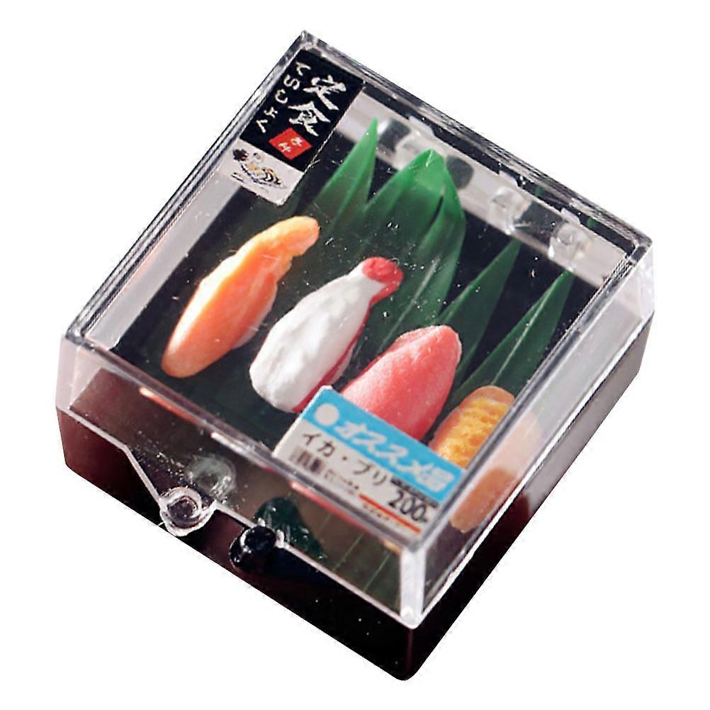 Mini Sushi Model for Dollhouse Decor – Realistic Food Ornament, Miniature Sushi Accessory for Creative House Decoration & Gift Ideas