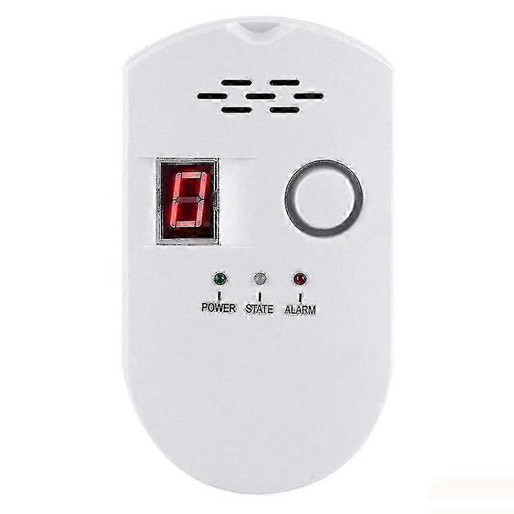 Gas Detector for Kitchen Safety with Combustible Gas LCD Display Screen, Coal Gas Alarm Sensor - Alarm Detector
