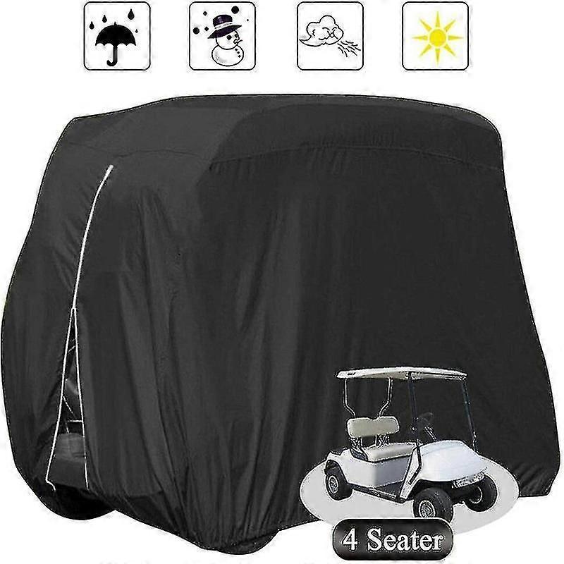 Coprisedile per carrello da golf, in poliestere, lavabile e traspirante, per auto Clube Yamaha DS, Grey and Black