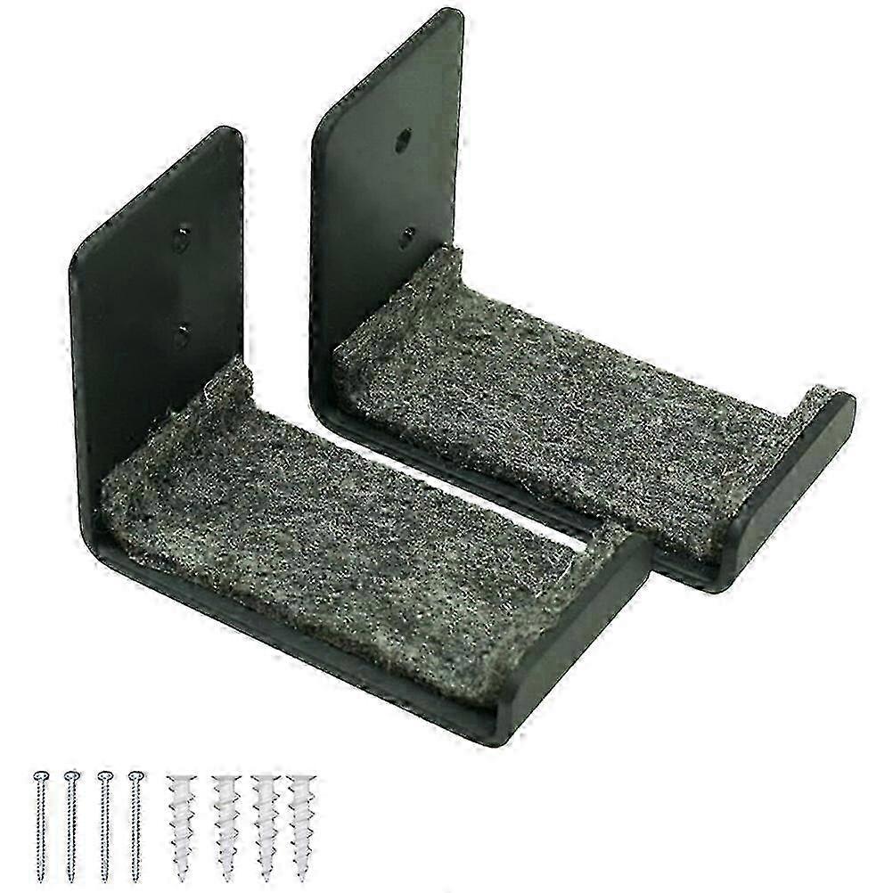 Wall Mounted Snowboard Display Rack for Secure Storage - 2 Pack Holder for Snowboards