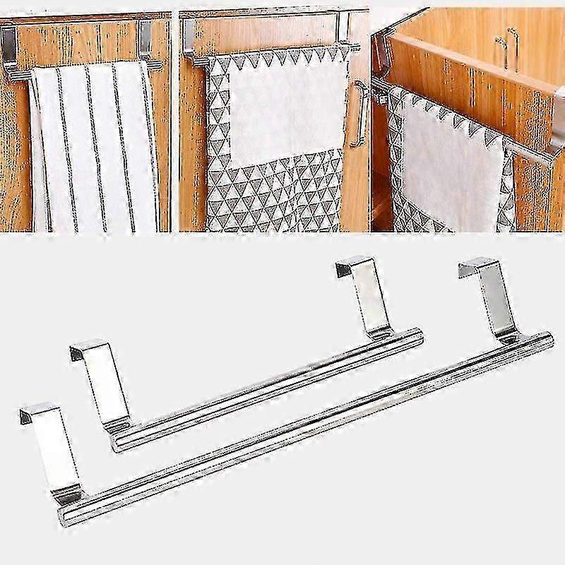 2 Taille Porte-serviettes sur Kit Cabinet Porte Serviette Rack Bar Suspendu H Bath Shelf Rack Home Izer Hook