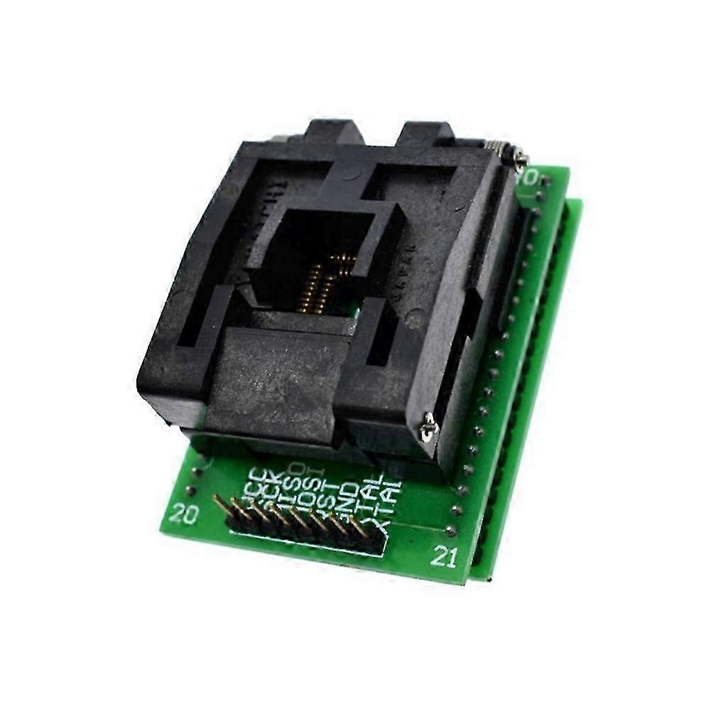 TQFP44 to DIP40 programming socket chip programmer, TQFP44 adapter socket, DIP40, QFP44, ATMEGA16
