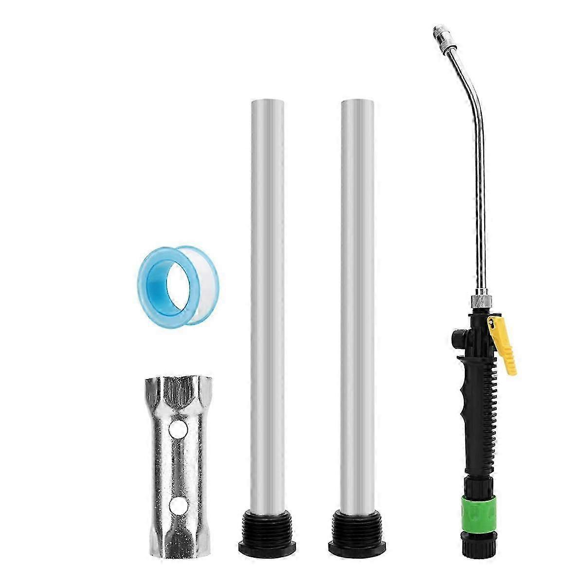 RV Anode Rod and Cleaning Kit,9.26in Magnesium Rod with 3/4in NPT Thread for , Hot Water Heater Flush Wand