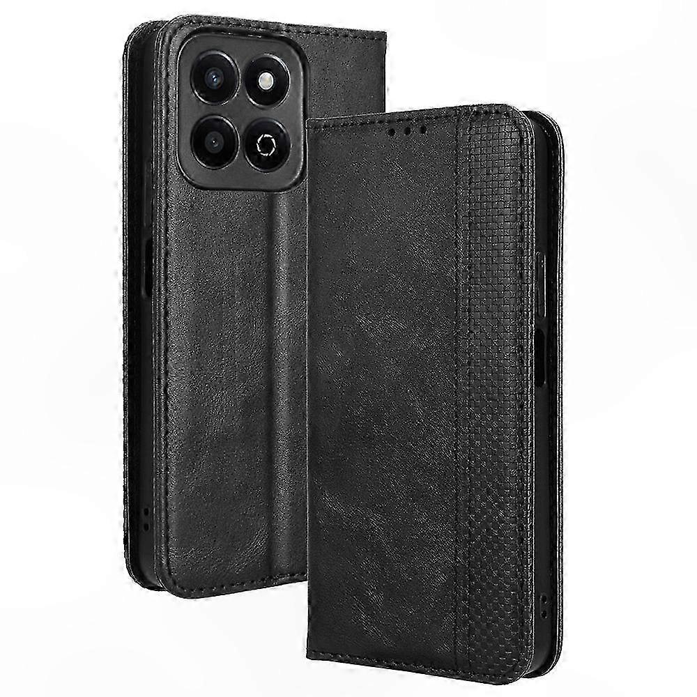 Retro Leather Wallet Case with Stand for 5G Smartphones