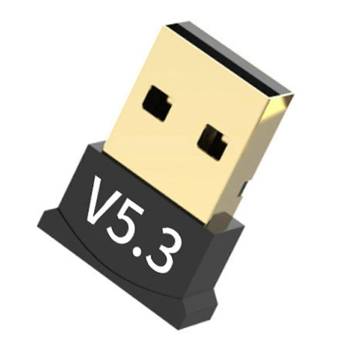 Bluetooth 5.3 Adapter for PC USB Bluetooth Dongle Receiver Transmitter for Desktop Laptop Speaker