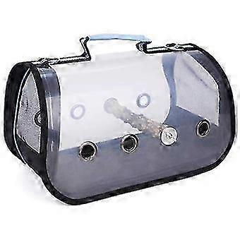 Portable Parrot Bird Bag Clear Handheld Car Bird Cage