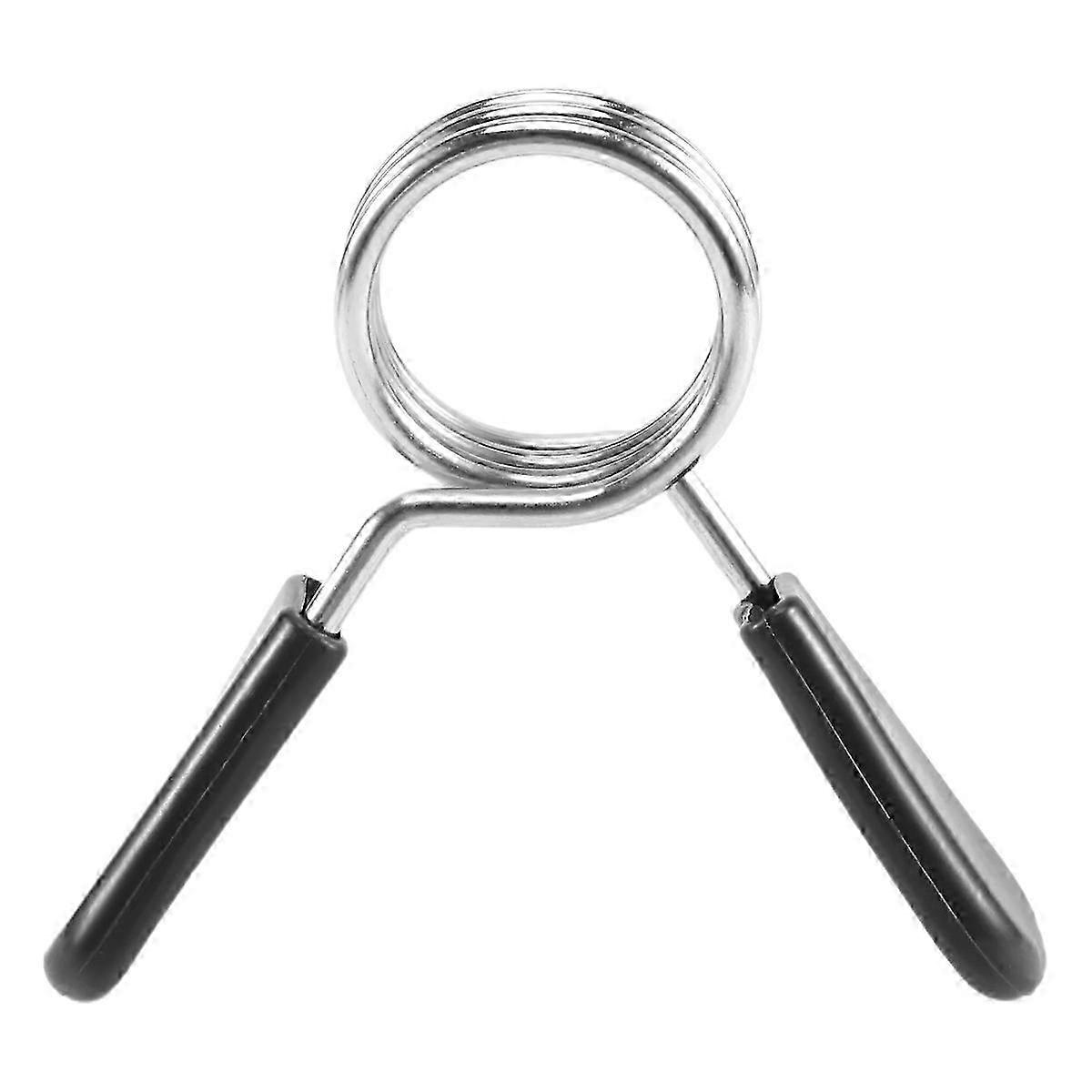 1 Pcs Barbell Bar Clamps Spring Collar Clips Gym Weight Dumbbell Lock