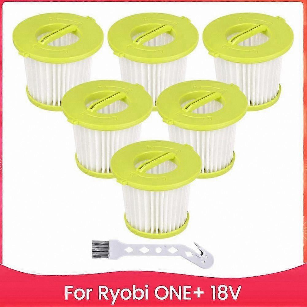 6-Pack Replacement Filters for 18V Handheld Vacuum Cleaner-Compatible with PCL700 Model