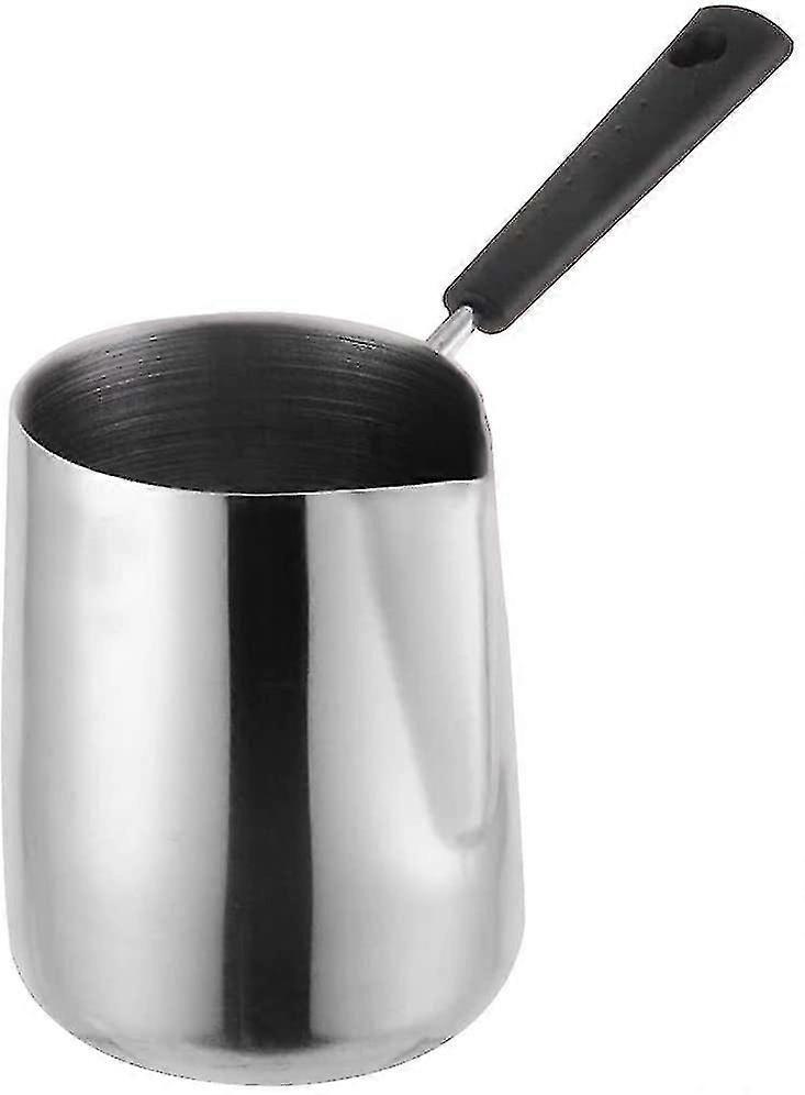 Stainless steel wax melting furnace pots, 350/600/1000ml, long handle for anti-scalding and easy cleaning