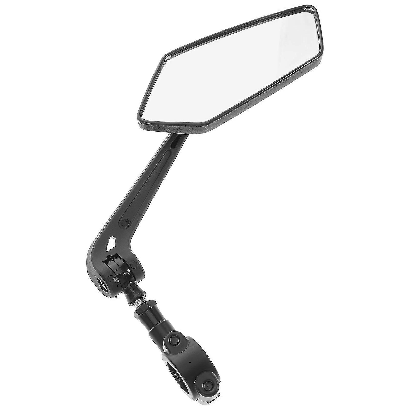 Bike Mirror Rearview Mirror For Handlebars Safe Cycling Adjustable Enhanced Visibility 9.04X7.07X0.98in 1Set