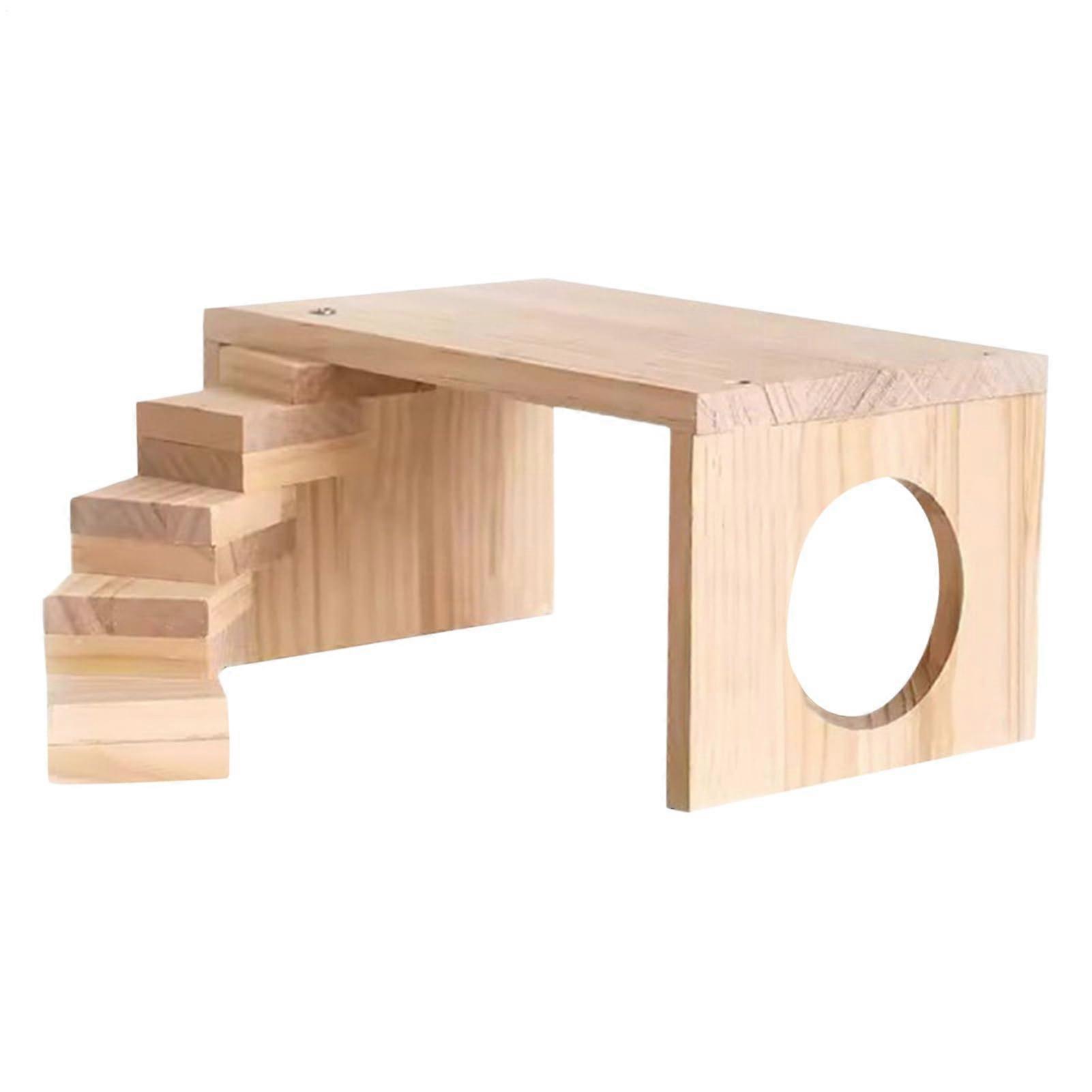 Hamster Ladder Wooden MultiPurpose Climbing Ladder For Small Pets Hamster Climbing Toy For Everyday Use