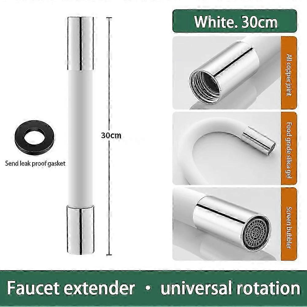 Rallonge de robinet flexible universelle 360 pour robinet d’eau