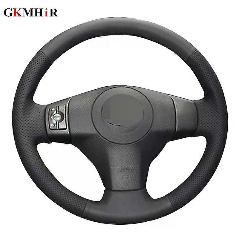 Hand-stitched Black Artificial Leather Steering Wheel Cover Suitable for Toyota Yaris Vios RAV4 2006-2009 Scion XB 2008