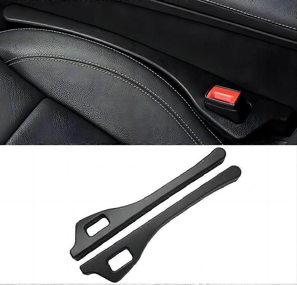 2PCS Car Seat Gaps Filler Universal for Front Seats, Passenger Side Gap Plug for Most Car Models, Black Color