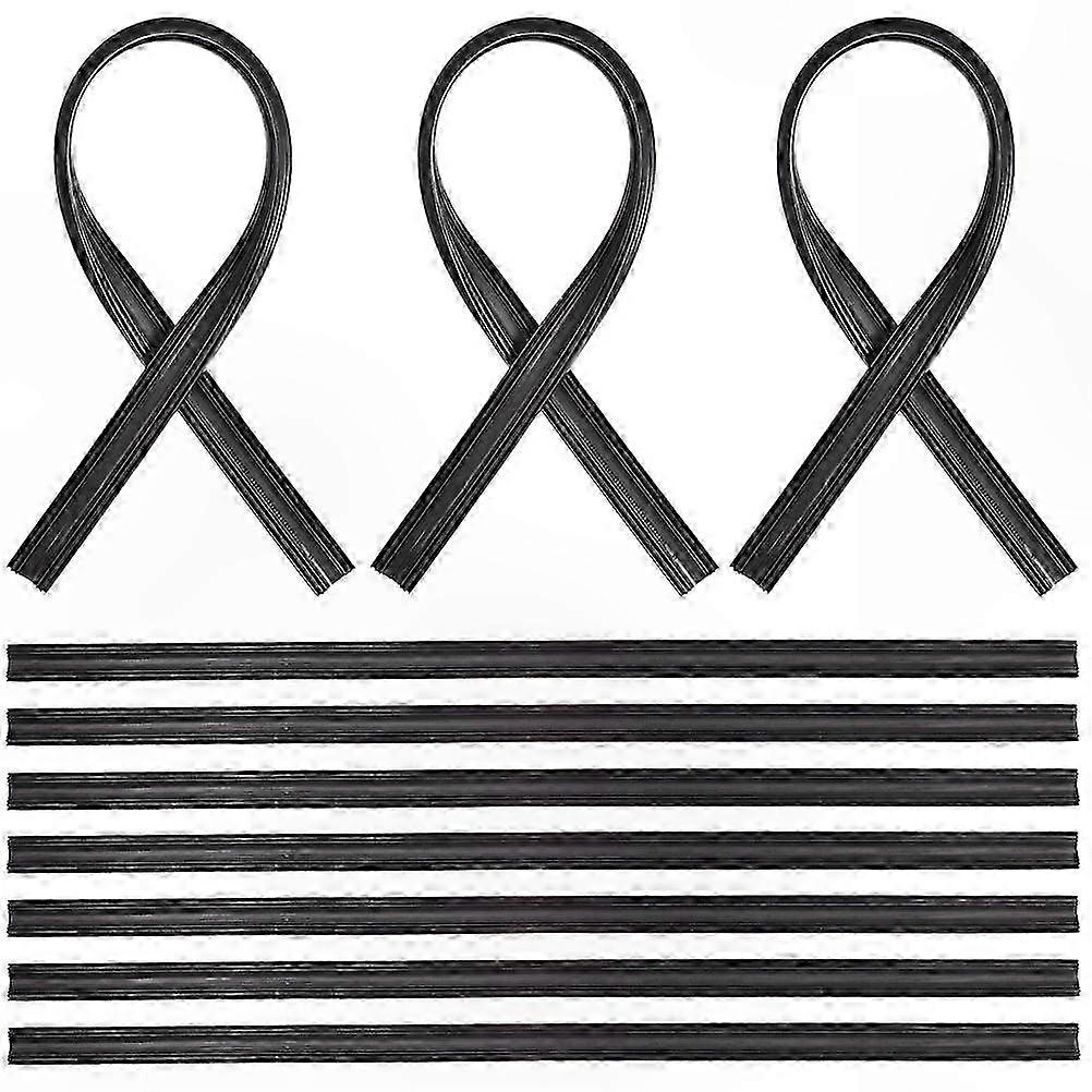 Windshield Wiper Refills for Cars - Flexible Design, 20 Pack Replacement Blades for Rainy Weather Performance