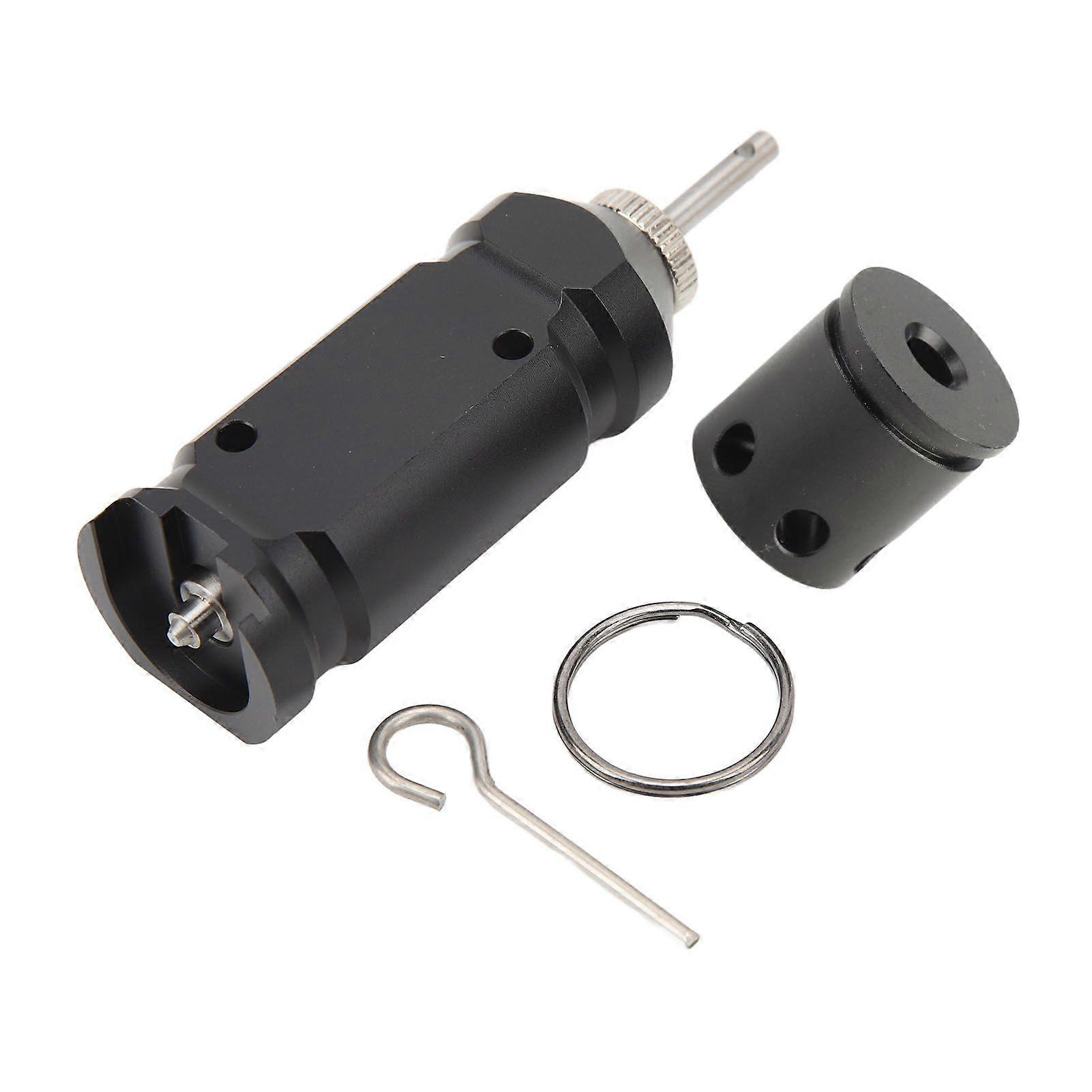 Perimeter Trip Alarm Aluminum Alloy Trip Wire Perimeter Alarm Early Warning Security System for Camping and Property Safety Black