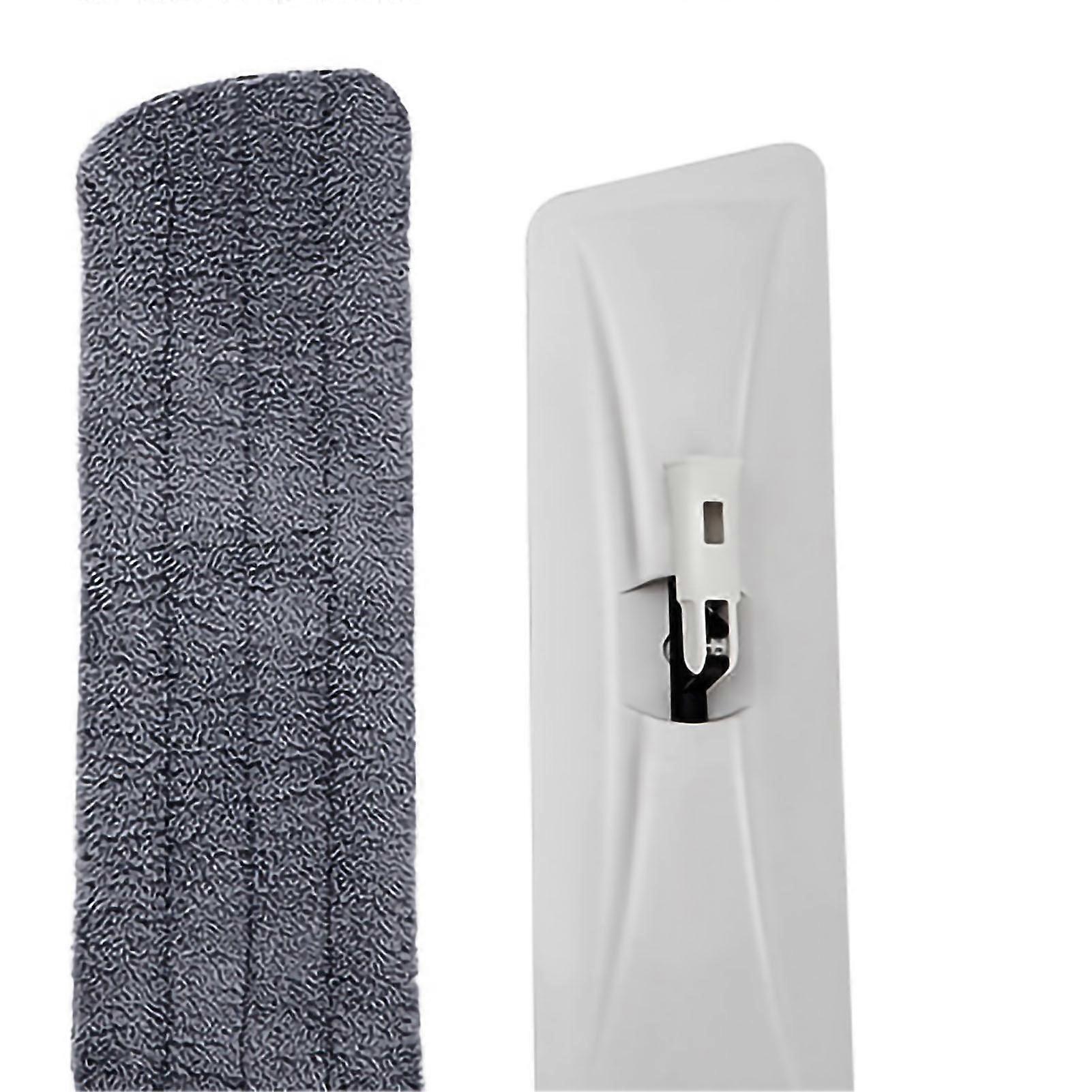 Water Spray Mop Wet & Dry Microfiber Lightweight White Home Use