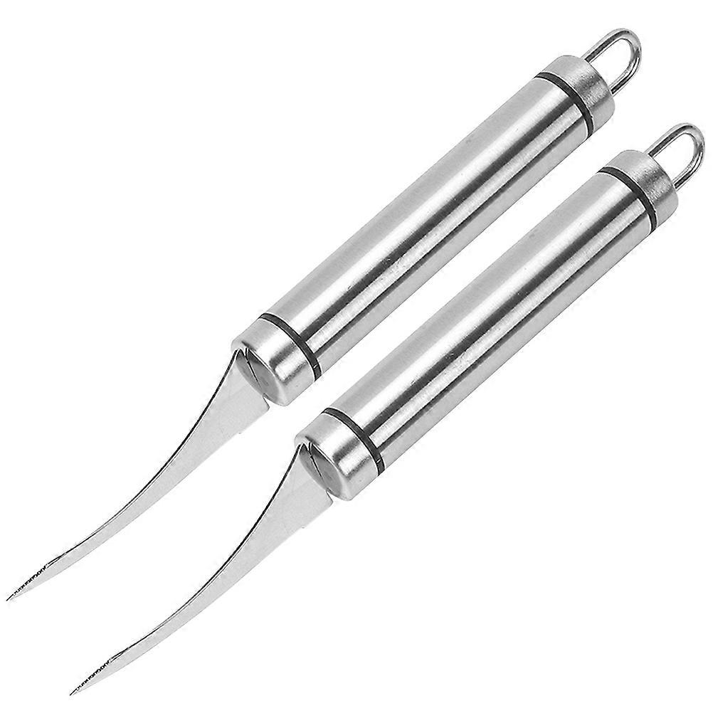 Stainless Steel Shrimp Shears Shrimp for Food Preparation 2Pcs