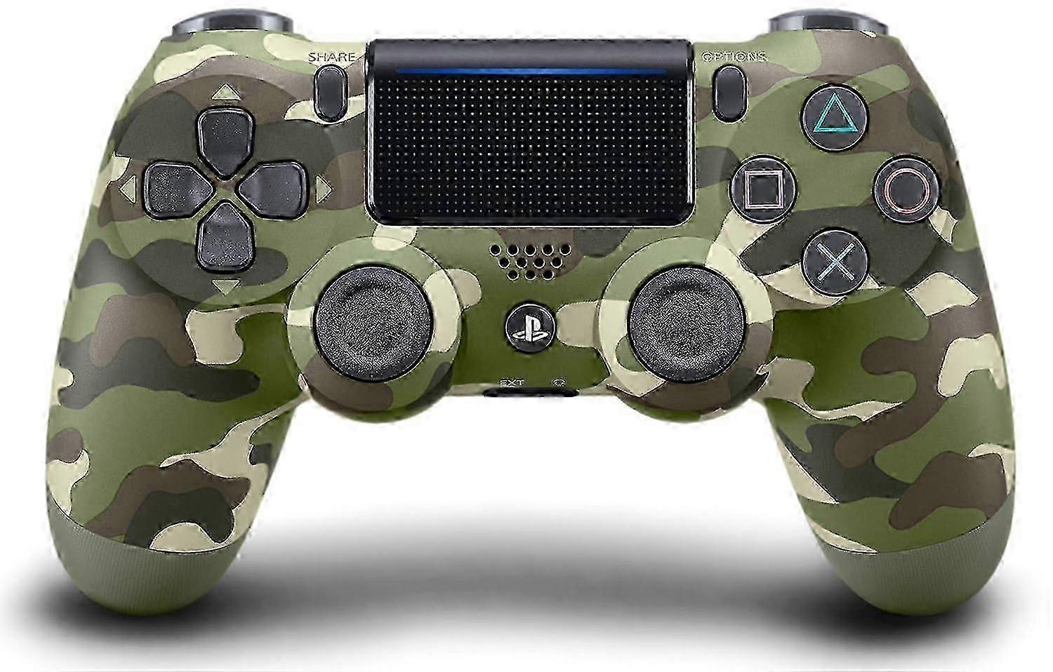 DualShock 4 Wireless Controller Camouflage Green for PlayStation 4 Precise Control Sharing Function