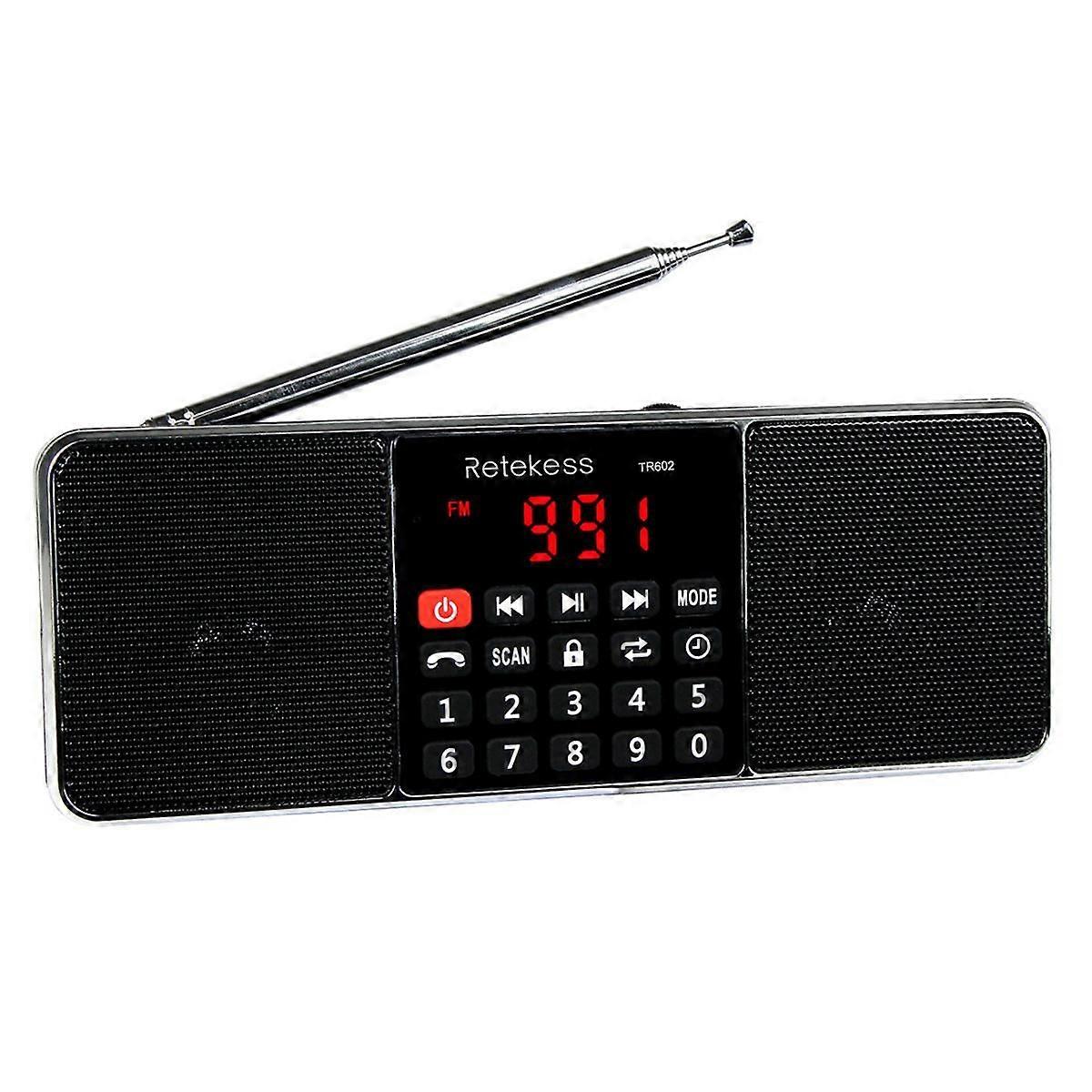 Retekess 2 Band Bluetooth Radio MP3 Player