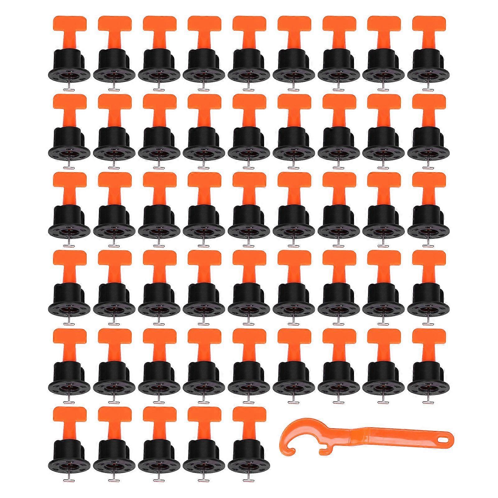 Tile Leveling System Kit Leveler Spacers with Wrench Installation Tool for Walls Flooring