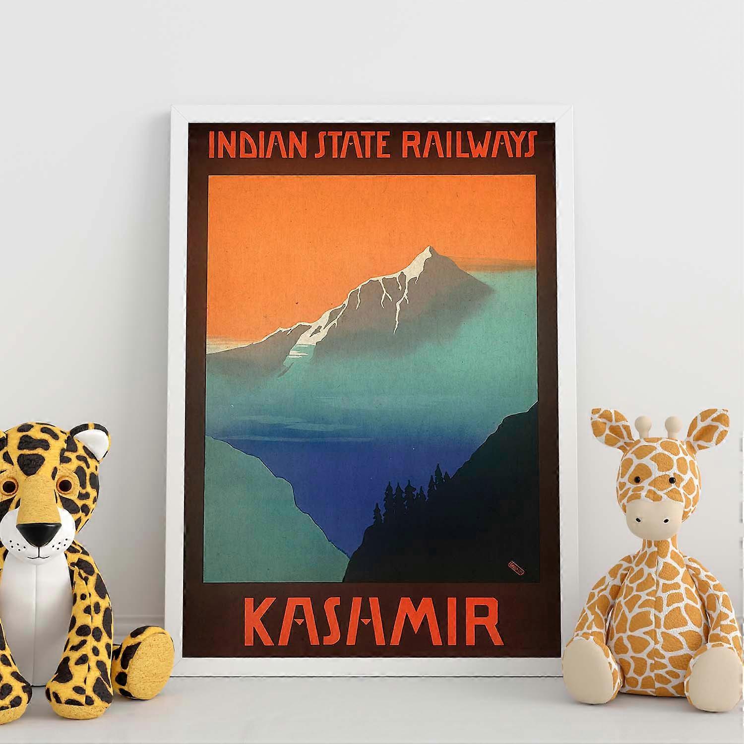 Imprimeu de epocă al munților Kashmir