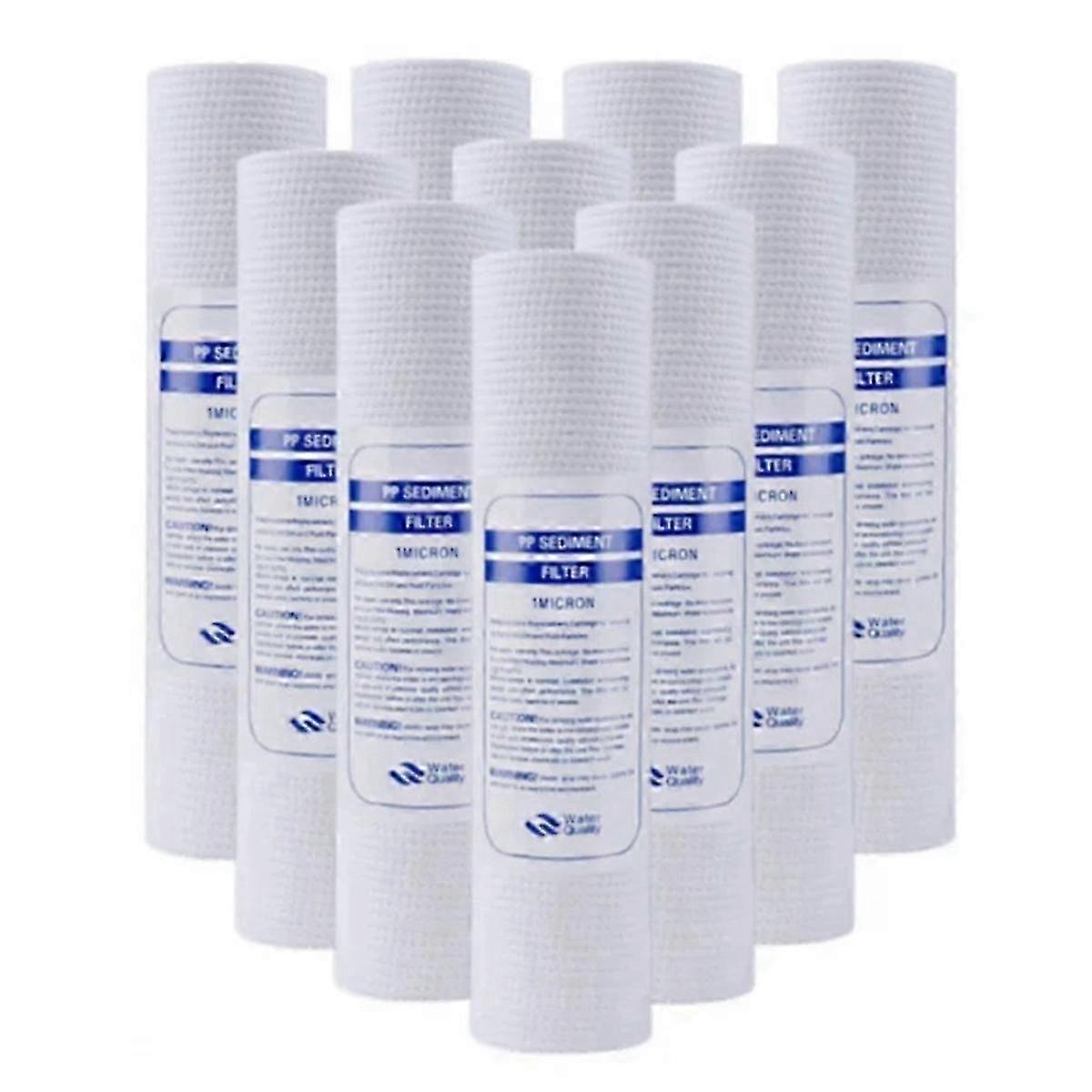 10 PCS Universal Water Filter PP Cotton Filter , 1 Micrometre