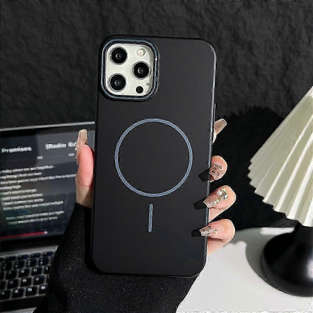 Bulk Magnetic Case for 15 Pro, Solid Color PC Phone Cover Compatible with MagSafe