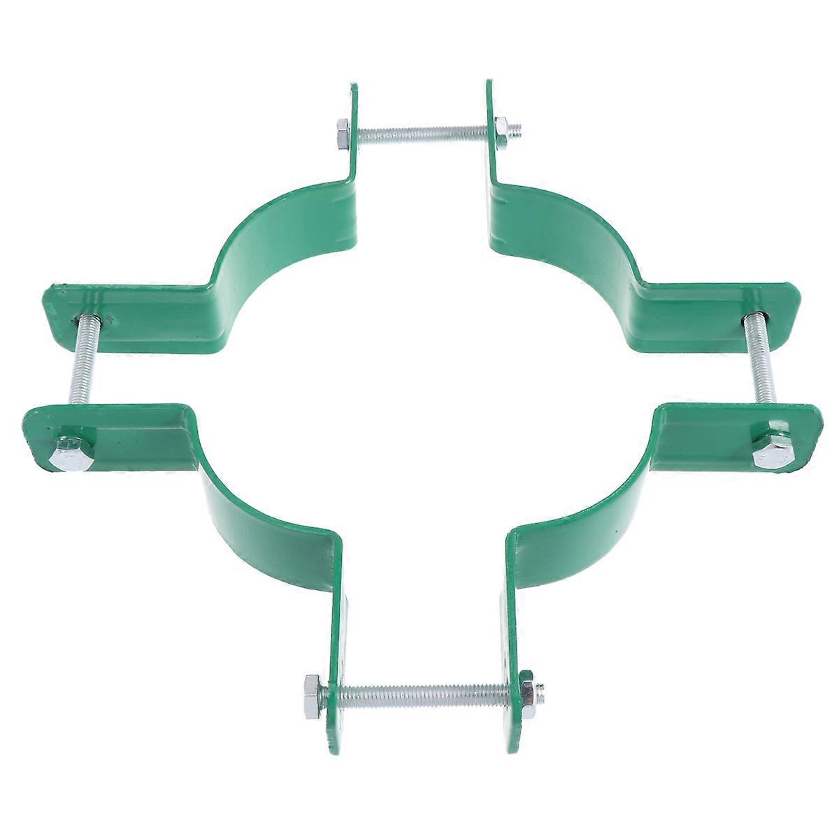 Tree Fixator Iron Durable Tree Supportive Rack for Outdoor 2Pcs Green