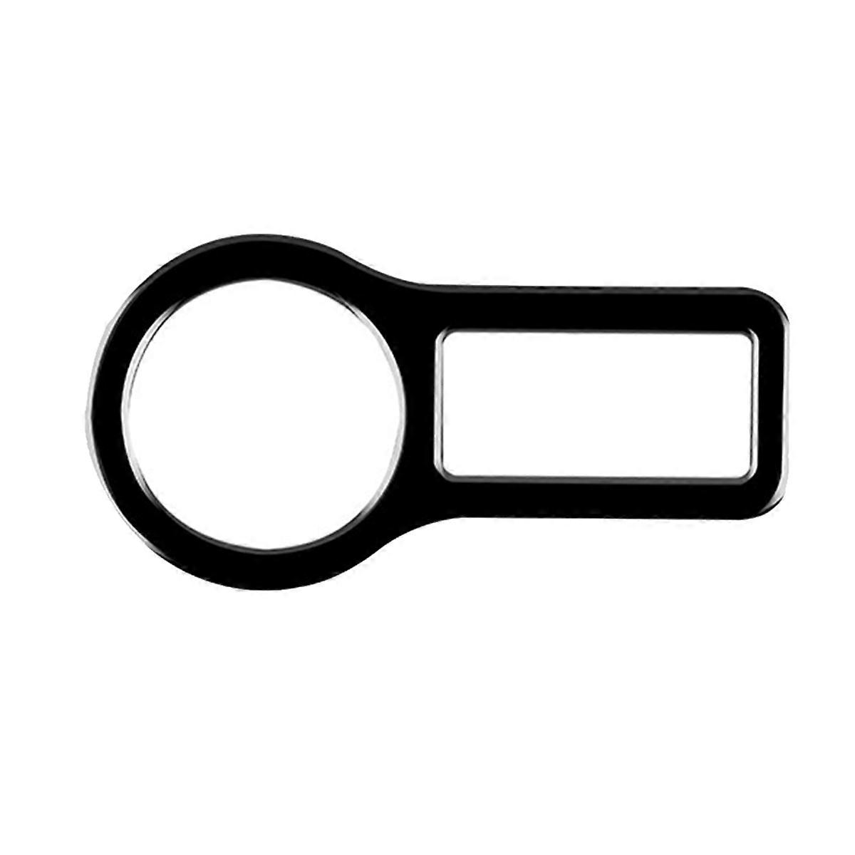 Car Engine Stop Switch Cover for RHD,Bright Black