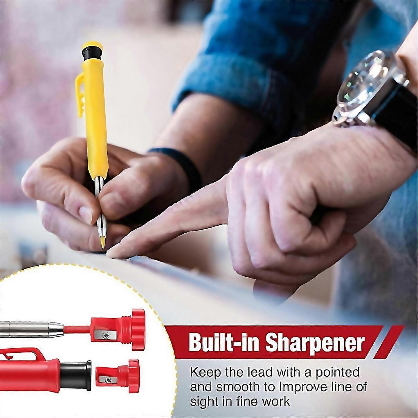 For Mechanical Carpenter Pencils Set With Canvas