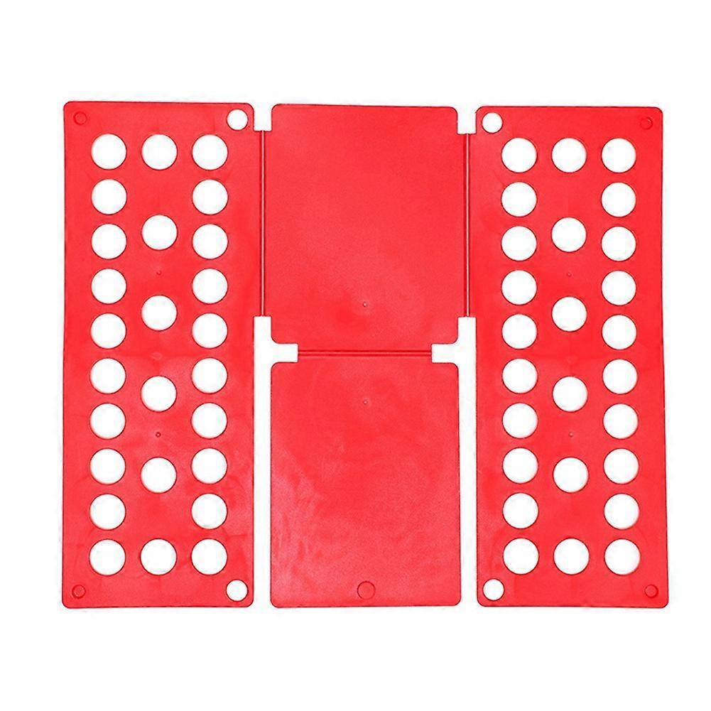 Plastic Clothes Folding Board Home Storage Tool Red