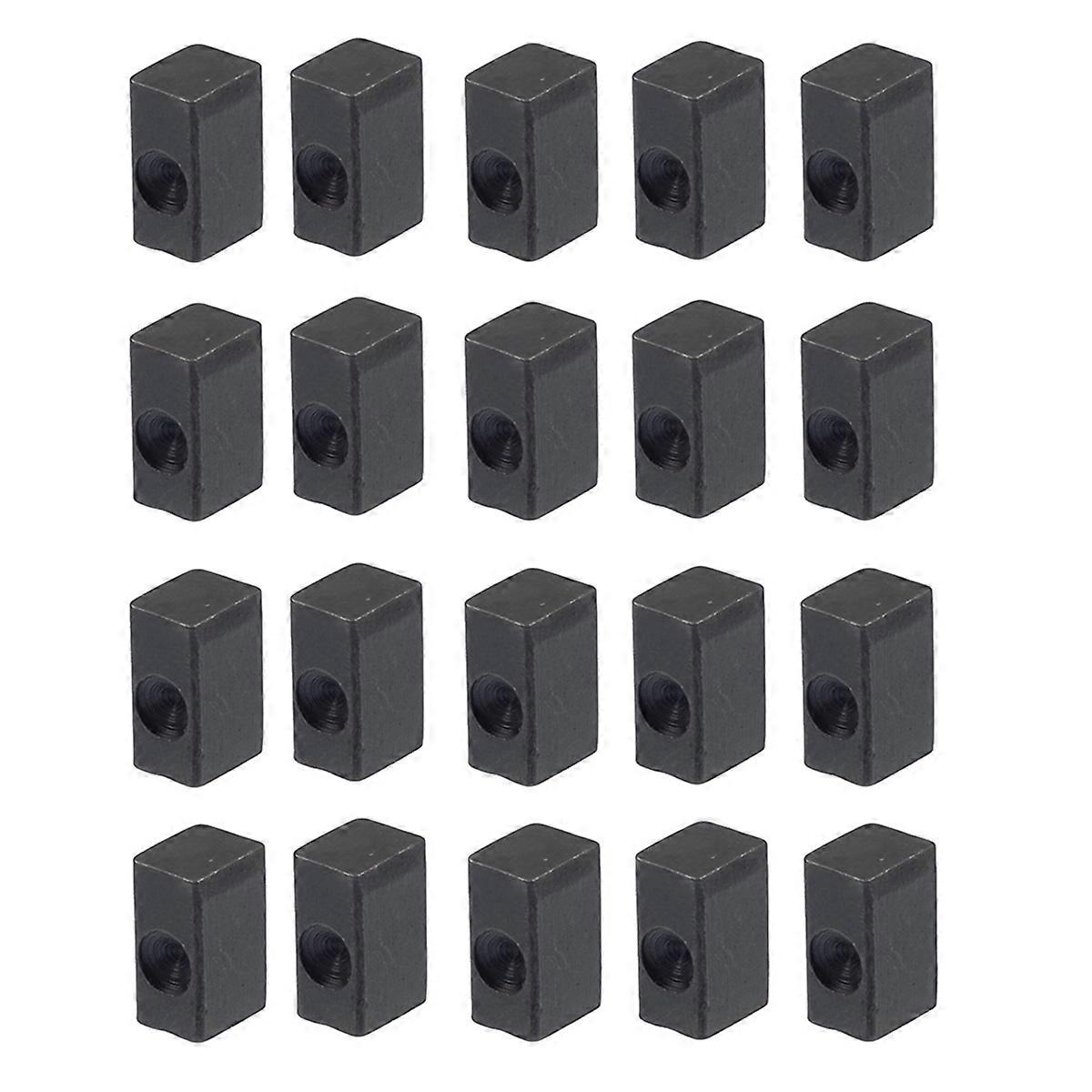 20PCS Tremolo Bridge Finjustering Skruvar Sträng Insats Block Låsmutter Sträng Lås Skruvar för