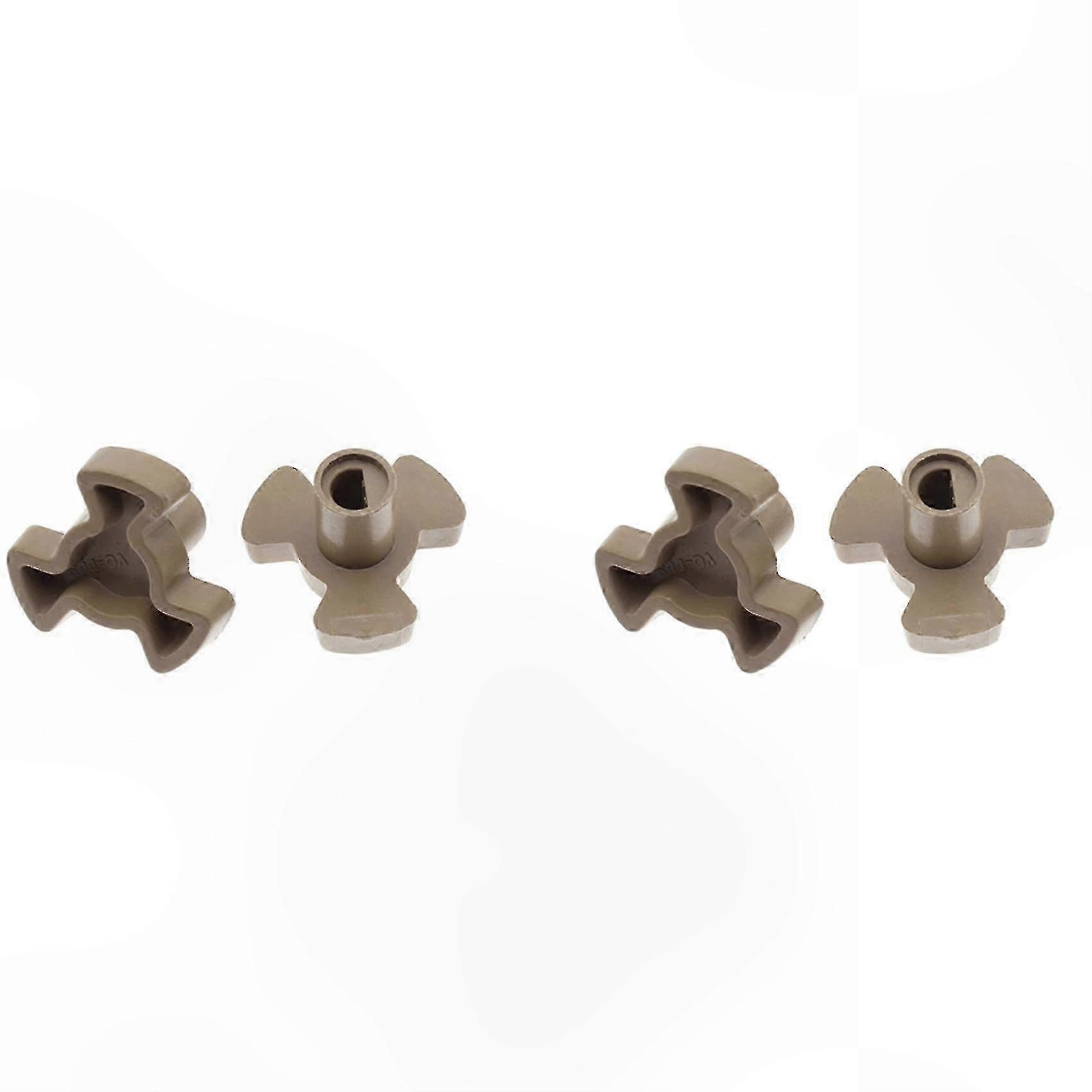 Microwave Turntable Coupler - 4 Pack Roller Guide Support for Glass Tray Drive Replacement