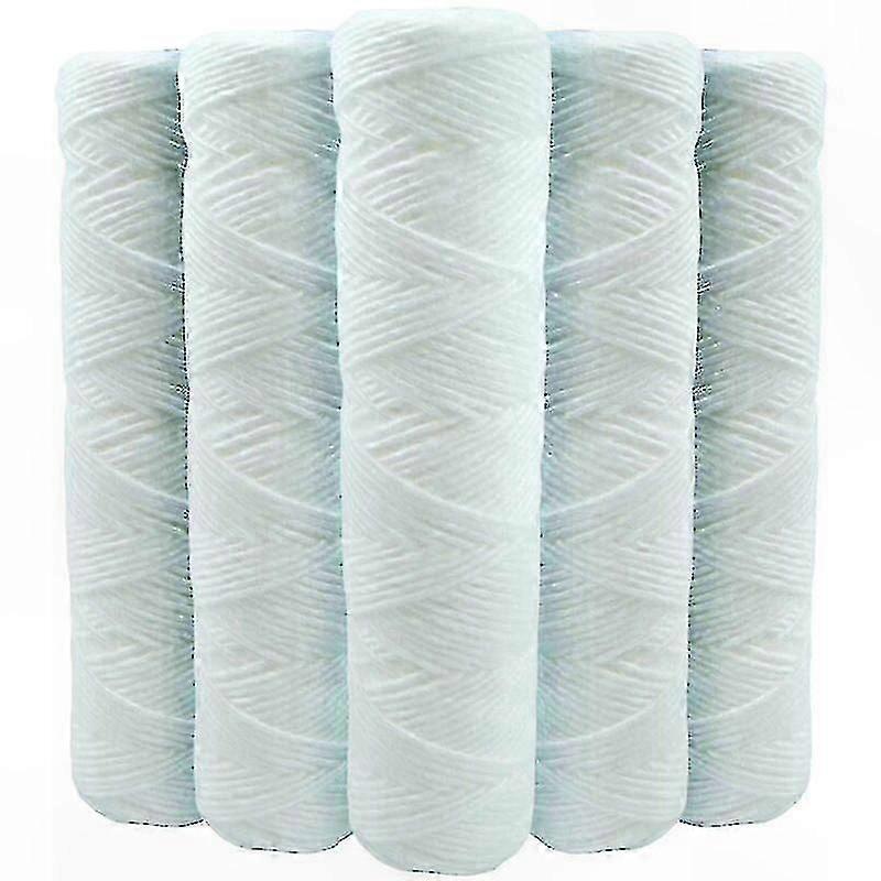 5-Pack 9" Anti-Sediment Water Filter Cartridges 5 Micron 3/4" Size-Compatible with 10" Systems