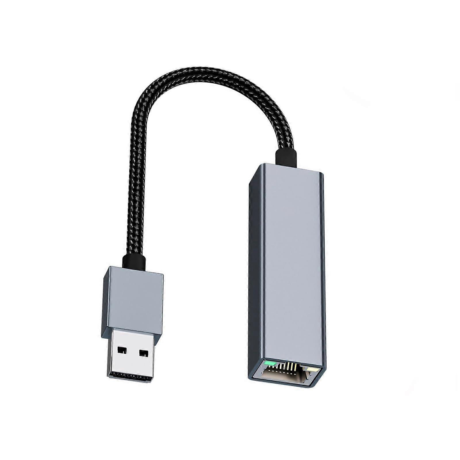 USBC To Ethernet Adapter Gigabit Ethernet USB TypeC RJ45 USB To RJ45 Converter Compatible With Windows Mac Linux