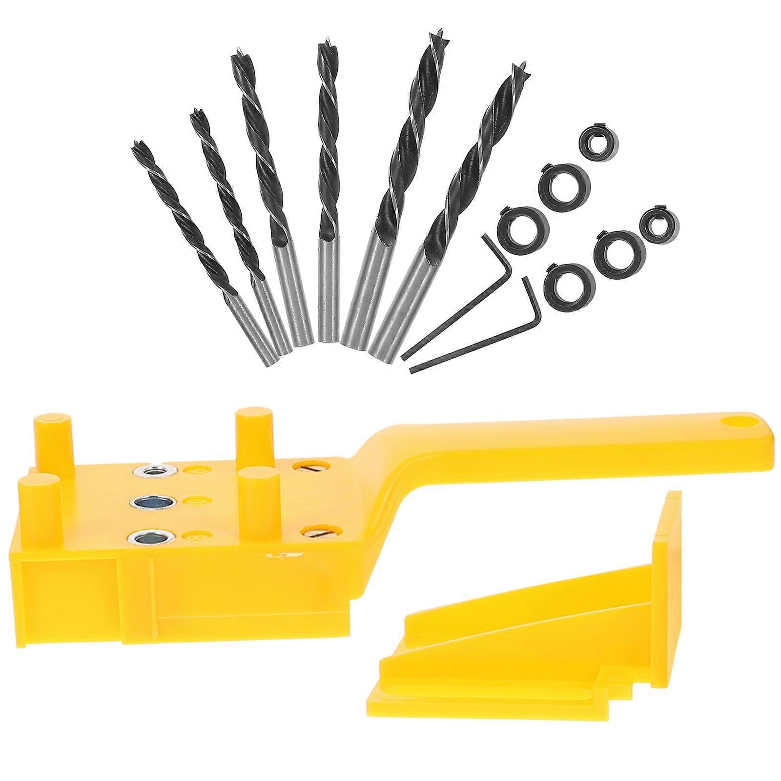 Drill Guide for Straight Holes Woodworking Drill Bit Kit 3Sets