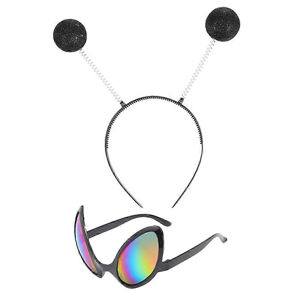 Decorative Party Headbands and Glasses for Cosplay 3Sets Use