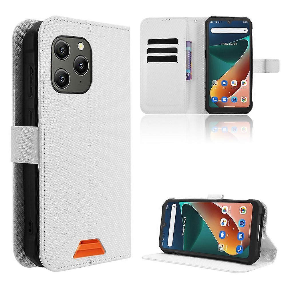 Capa de couro com textura de diamante para celular