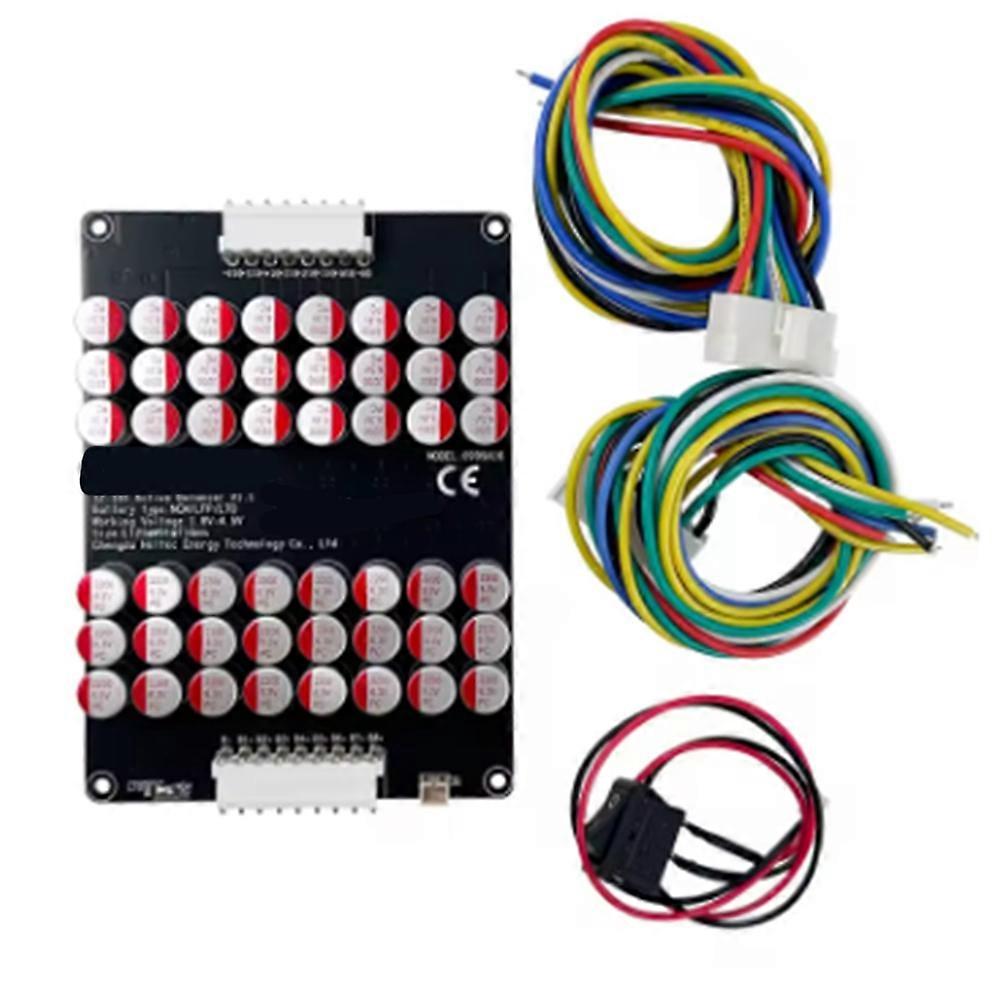 For BMS Lithium Battery Active Balancer 12-16S 5A with Swich 12V 48v Lifepo4 Battery Cell Equilizer Balancing Module