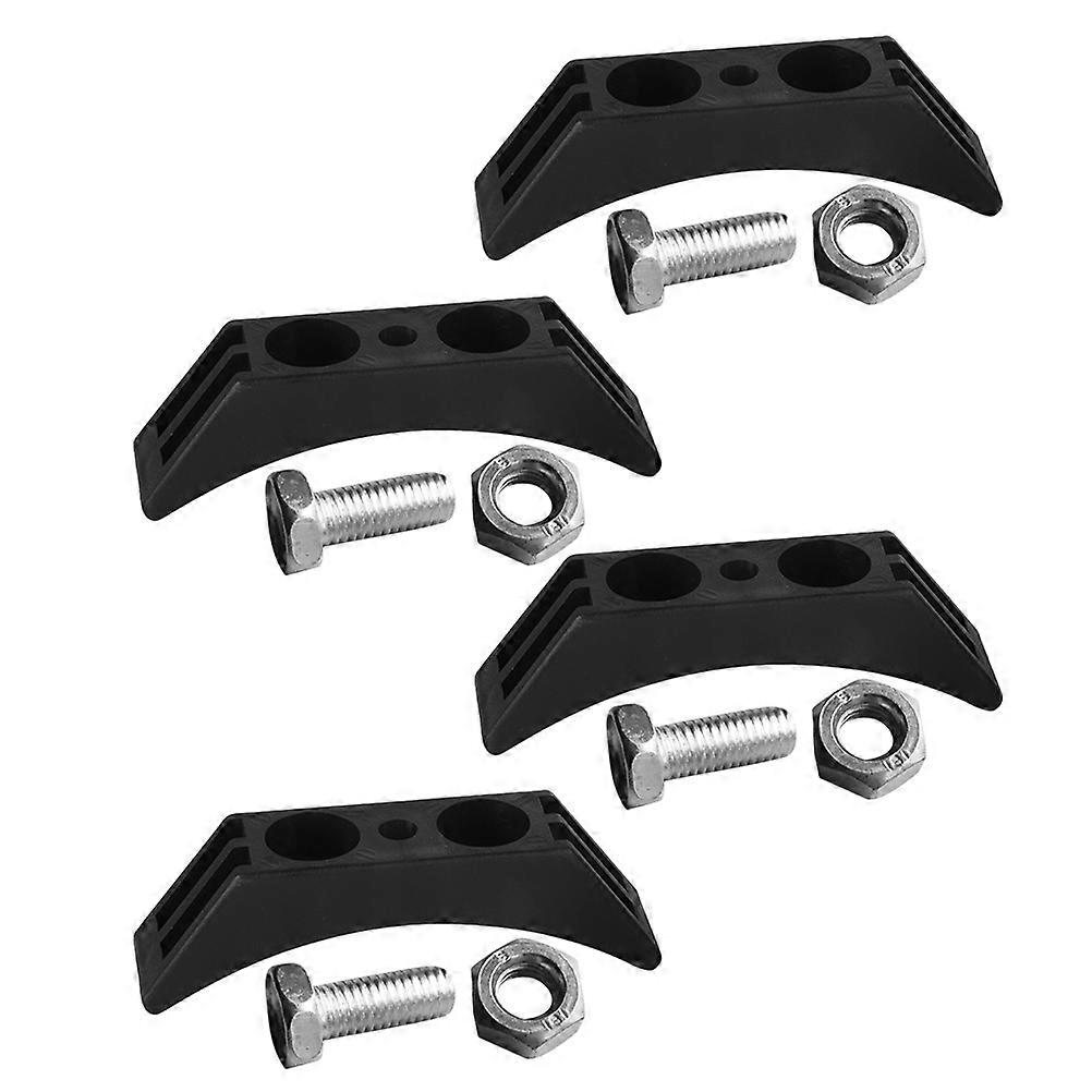 Plastic Dumbbell Holder Rack Black Stable Stand 1Set for Weightlifting