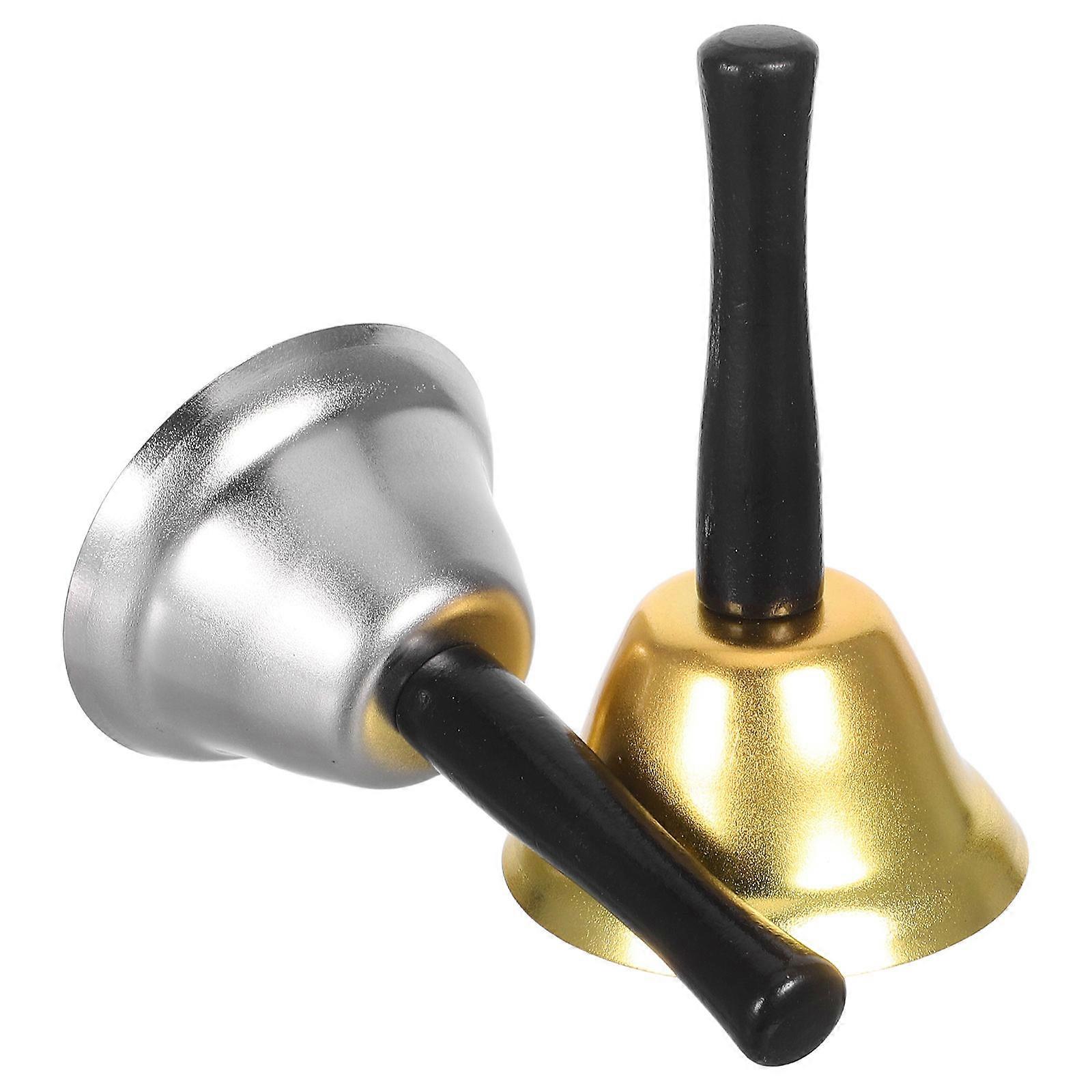Attention Handbell With Ergonomic Handle For Restaurant Call Service .5cm 2Pcs