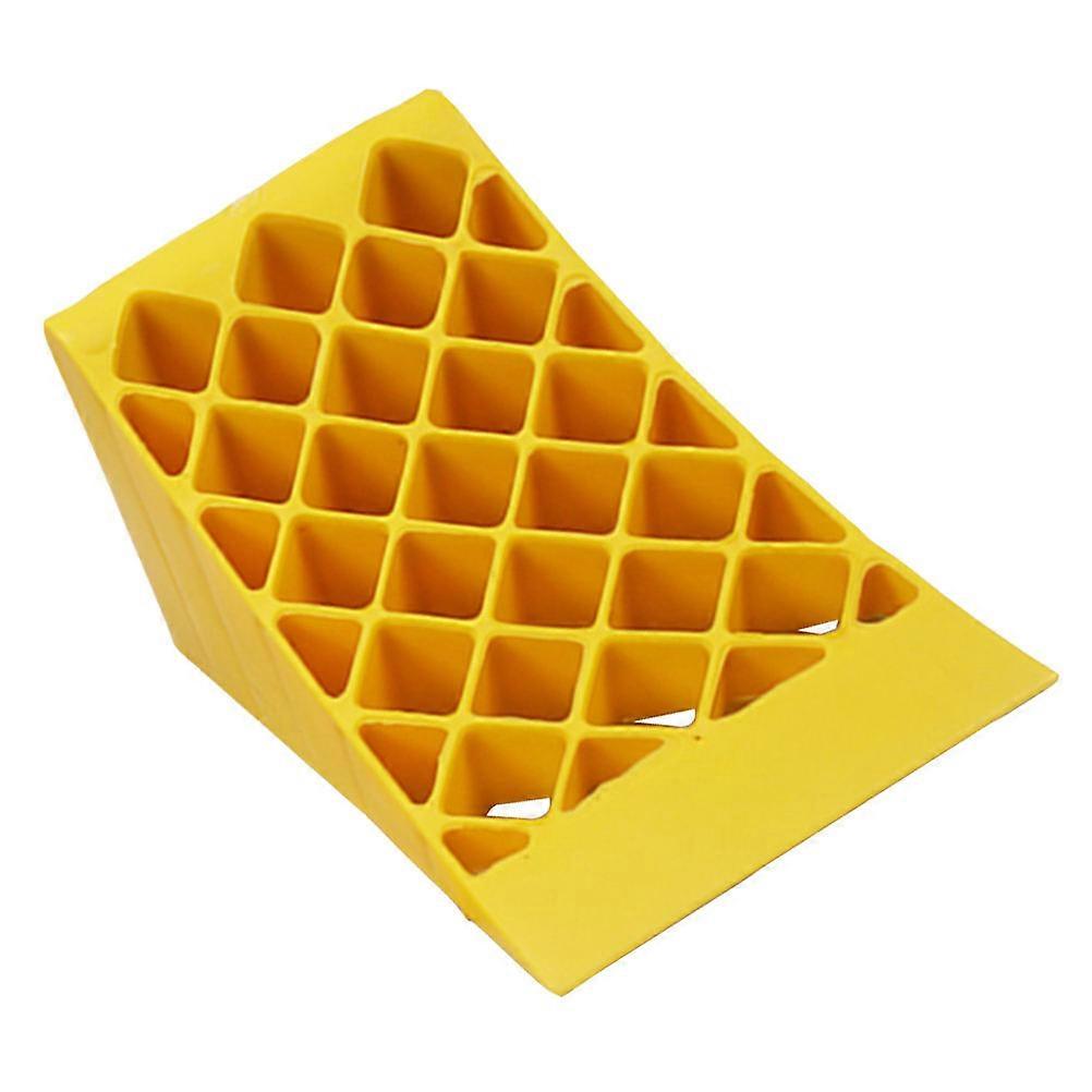 Portable Wheel Stop 1Pack Heavy Duty Prevent Slipping For Vehicle Users Triangular Wedge In Rainy Weather